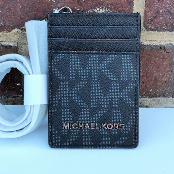 Michael Kors Jet Set Travel Lanyard ID Card Case - Picture 1 of 3